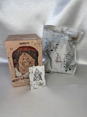 Pop Mart Hirono Mist-Walker Series Plush Pendant Blind Box- The Unfallen Wing